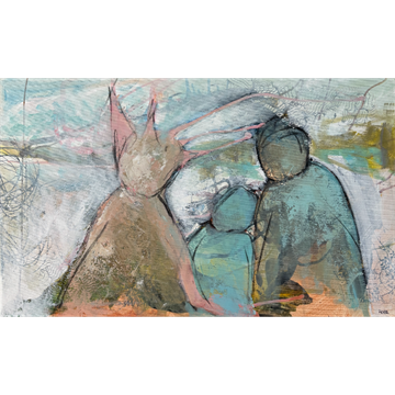 Maleri 50 x 80 cm - Near